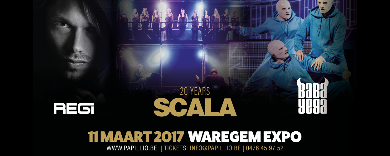 20 Years Scala & Kolacny Brothers + REGI (DJ SET) + Baba Yega