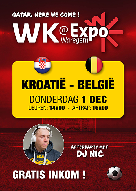 WK@ Waregem expo – Kroatië vs België